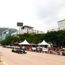 Alexander Rossi rueda con el T128 en Putrajaya