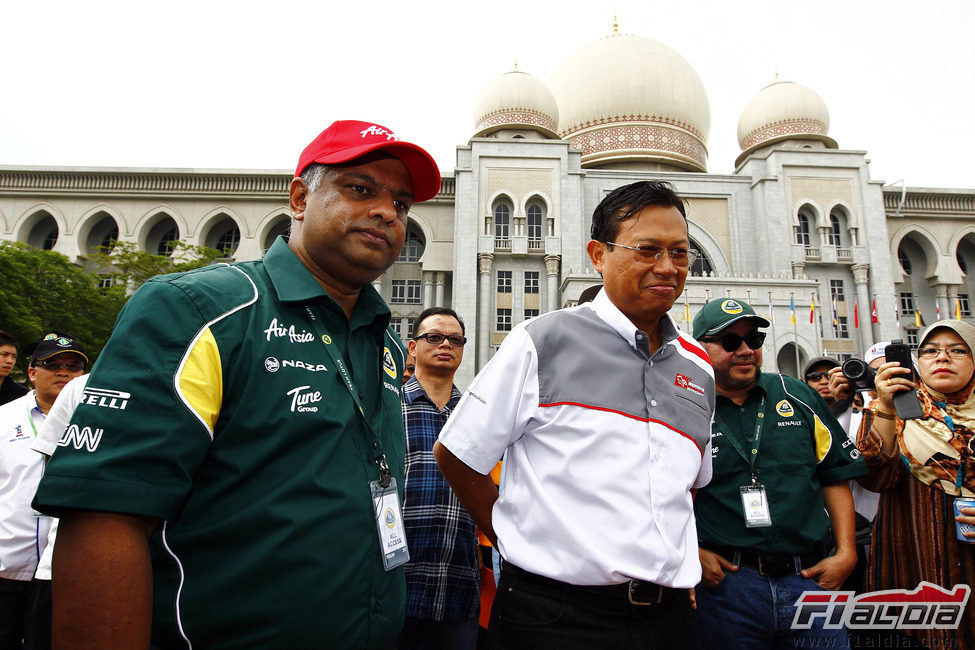 Tony Fernandes en Putrajaya, Malasia