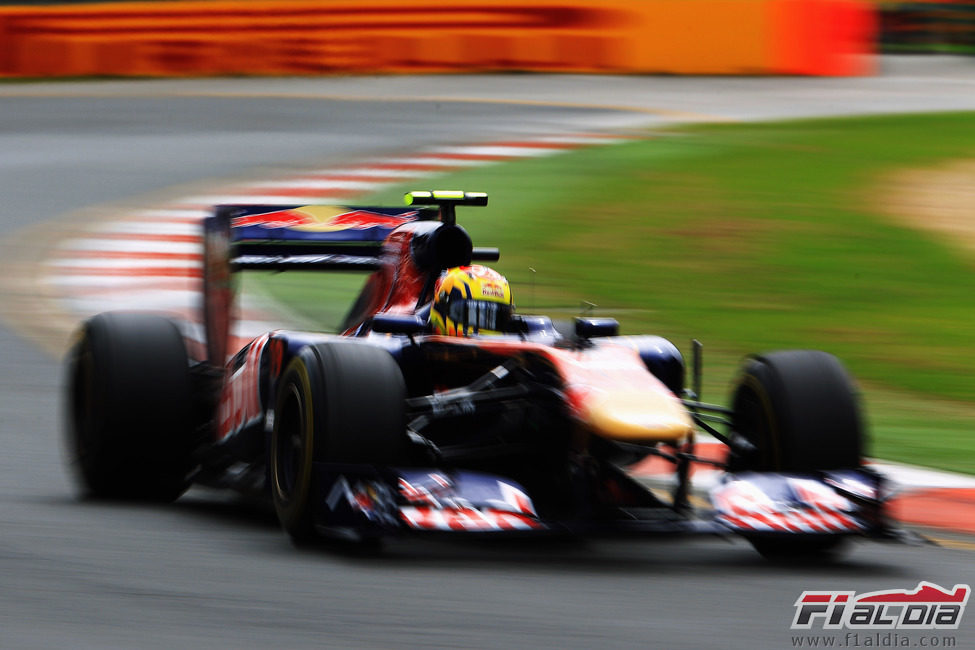 Jaime Alguersuari en la clasificación del GP de Australia 2011