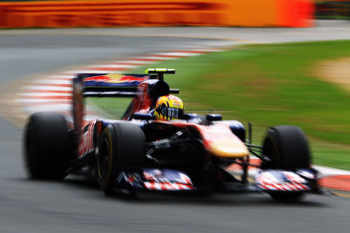 Jaime Alguersuari en la clasificación del GP de Australia 2011