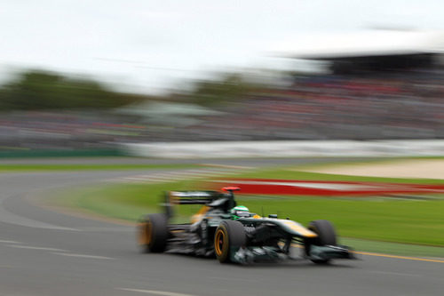 Heikki Kovalainen en la clasificación del GP de Australia 2011