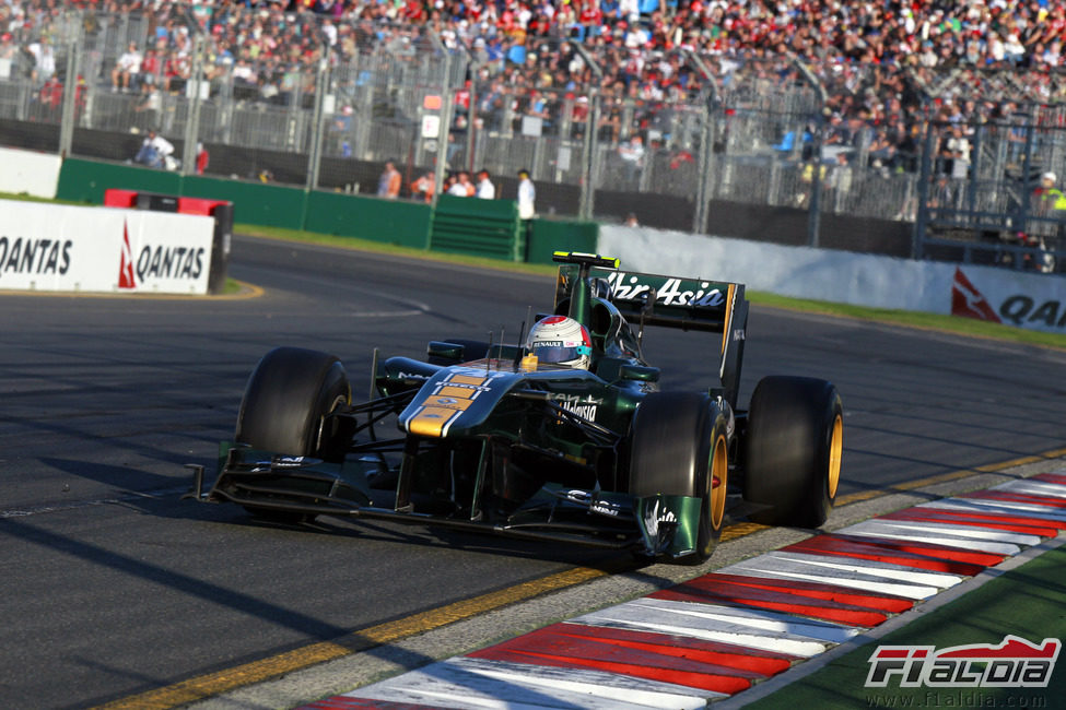 Jarno Trulli en la carrera de Australia 2011