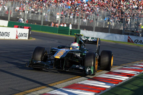 Jarno Trulli en la carrera de Australia 2011