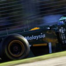 Heikki Kovalainen en la carrera de Australia 2011