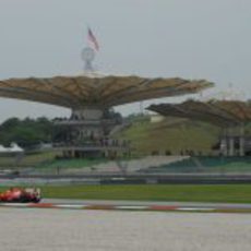 Massa en los entrenamientos del GP de Malasia 2011