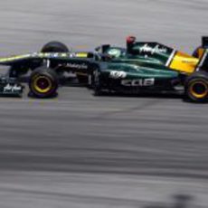 Kovalainen en los libres del GP de Malasia 2011