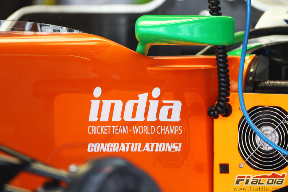 Force India felicita al equipo de cricket del país asiático por su título