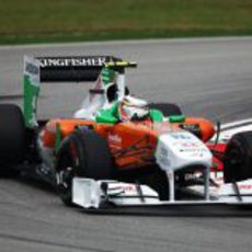 Nico Hülkenberg en los libres del GP de Malasia 2011