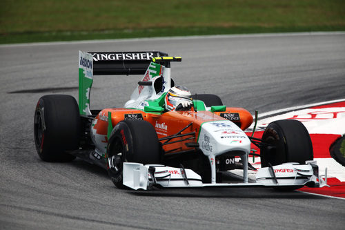 Nico Hülkenberg en los libres del GP de Malasia 2011