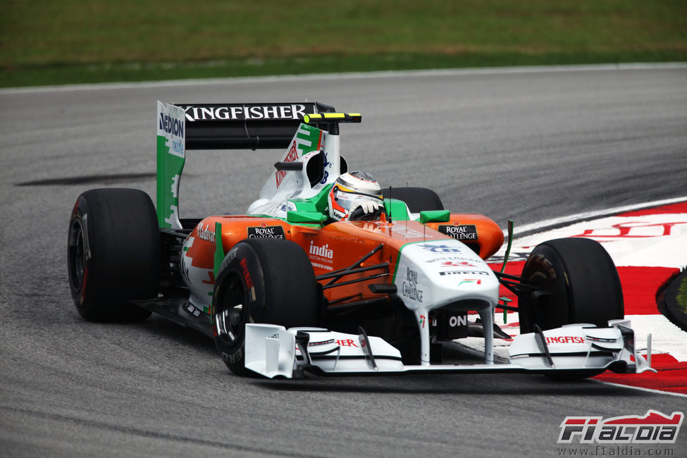 Nico Hülkenberg en los libres del GP de Malasia 2011