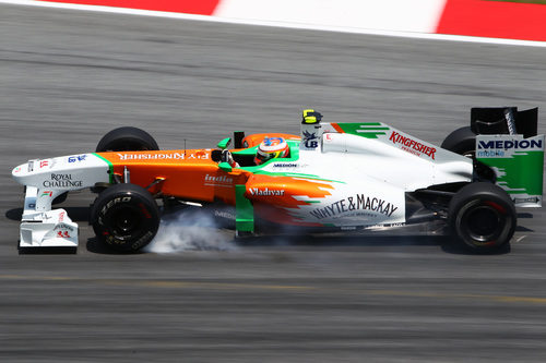 Paul di Resta en los libres del GP de Malasia 2011