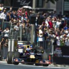 Mucho público en la exhibición de Coulthard en Kuala Lumpur