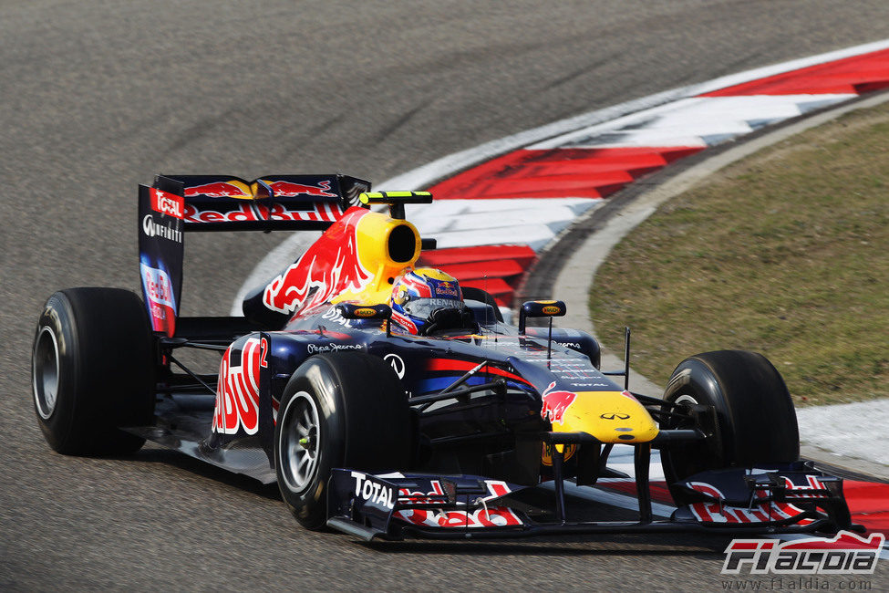 Gran remontada de Mark Webber en el GP de China 2011