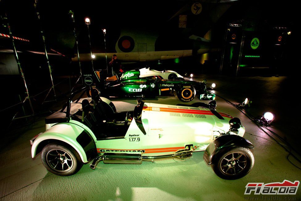 El antiguo Lotus Seven diseñado por Colin Chapman