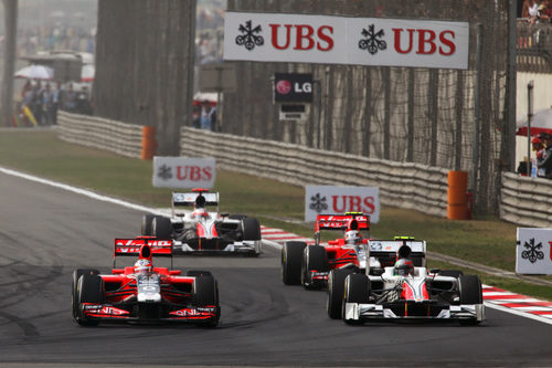 Liuzzi se saltó la salida del GP de China 2011