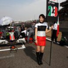 'Pit babe' de Liuzzi en China 2011