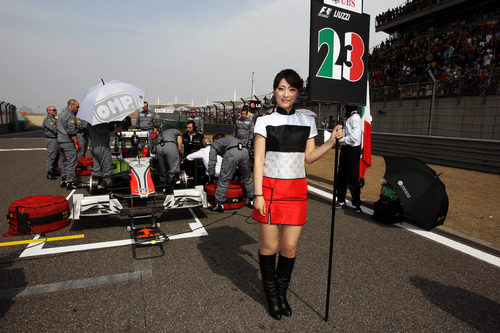 'Pit babe' de Liuzzi en China 2011