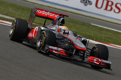 Hamilton en los entrenamientos del GP de Turquía 2011