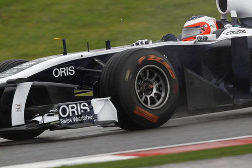 Rubens Barrichello en los libres del GP de Turquía 2011