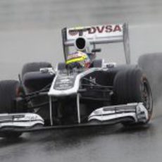 Pastor Maldonado en los libres del GP de Turquía 2011