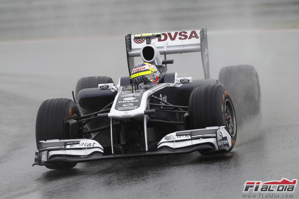 Pastor Maldonado en los libres del GP de Turquía 2011