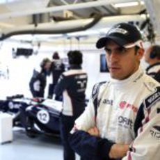 Maldonado en los boxes del Istambul Park