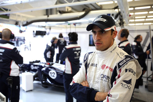 Maldonado en los boxes del Istambul Park