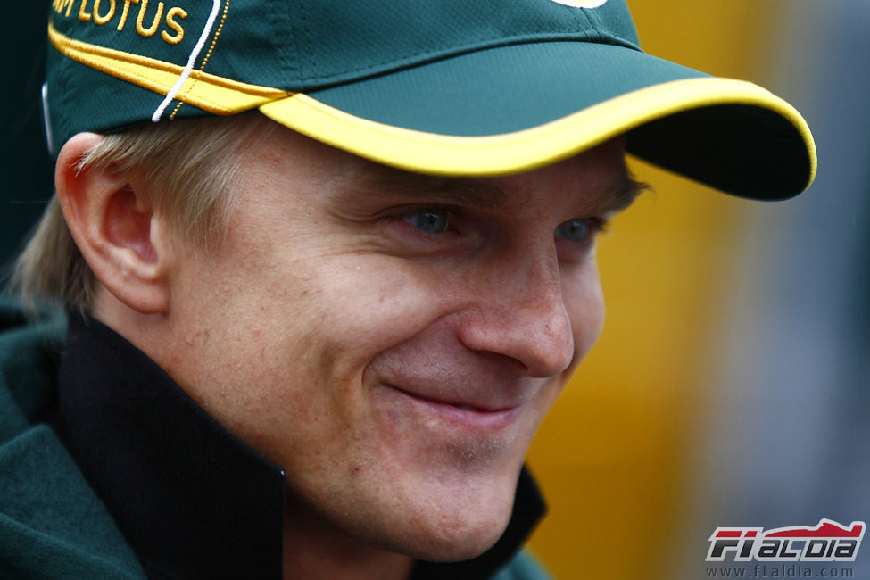 Heikki Kovalainen llega a Istambul Park