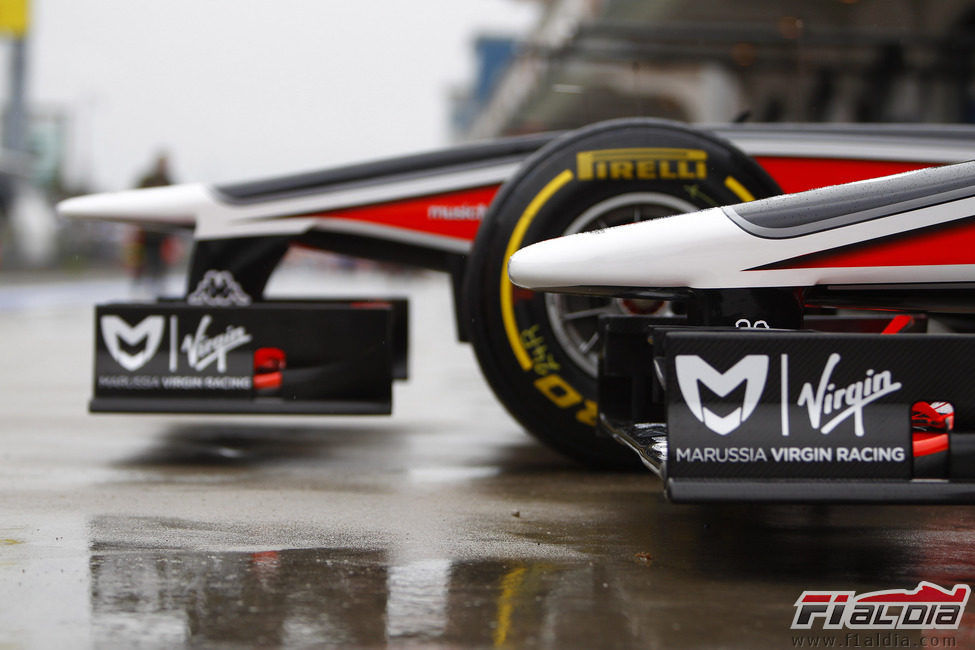 Los morros de los MVR-02 en el pit lane de Istanbul Park