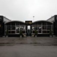 El motorhome de Lotus Renault GP