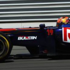 Alguersuari durante la clasificación del GP de Turquía 2011