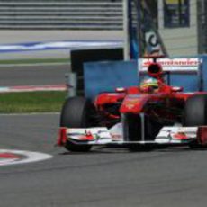 Fernando Alonso en la clasificación del GP de Turquía 2011