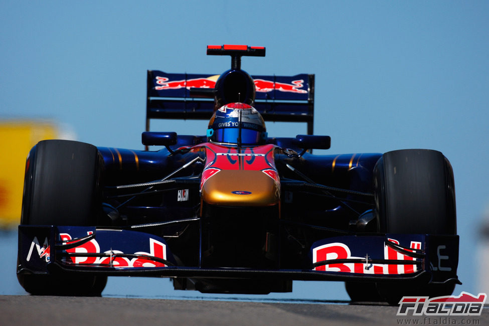 Sebastien Buemi durante la clasificación del GP de Turquía 2011