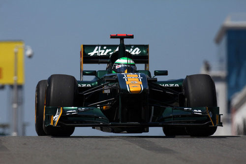 Heikki Kovalainen rodando en Istanbul Park