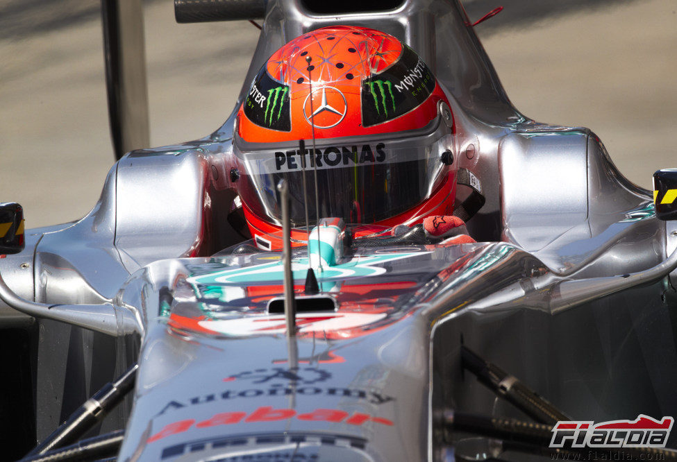 Michael Schumacher en el Gran Premio de Turquía 2011