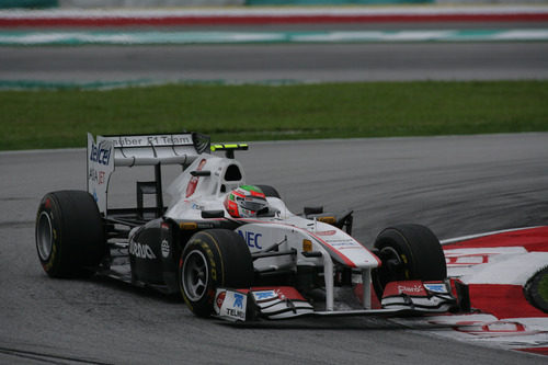 Abandono para Pérez en el GP de Malasia 2011