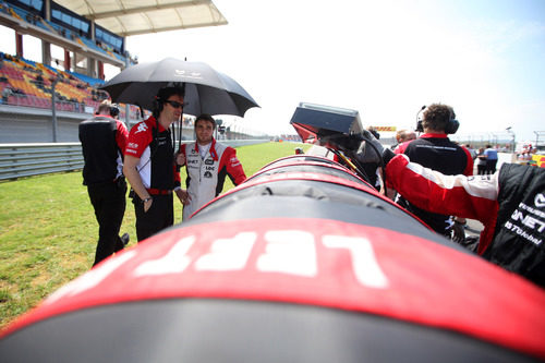 D'Ambrosio en la parrilla del circuito de Istanbul Park