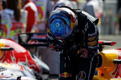 El 'ojo' de Sebastian Vettel en Turquía 2011
