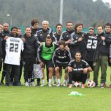 Hispania entrena con el Besiktas turco antes del GP de Turquía 2011