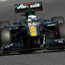 Kovalainen durante la FP1 del GP de España 2011