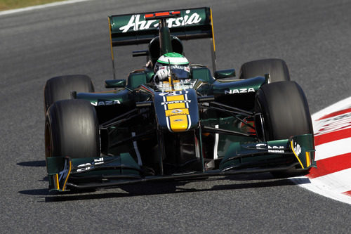 Kovalainen durante la FP1 del GP de España 2011