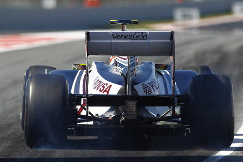 Vista trasera del Williams de Maldonado
