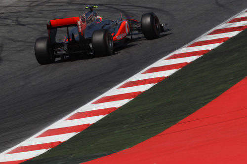 Jenson Button en los libres 3 del GP de España 2011