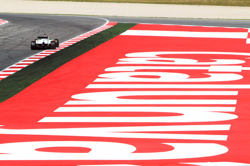 Paul di Resta en el Circuit de Catalunya