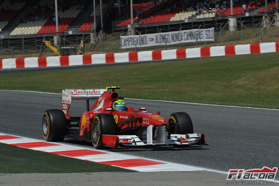 Massa fue casi un segundo más lento que Alonso en clasificación
