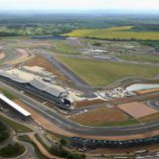 Vista aérea del nuevo Silverstone 'Wing'