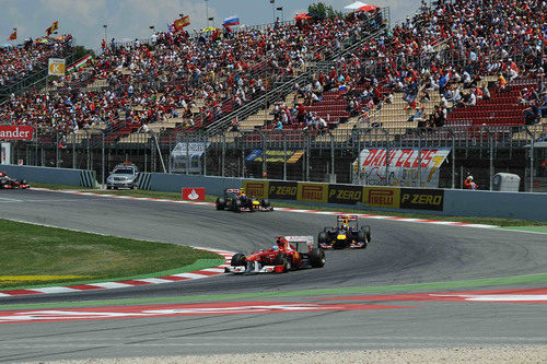 Las gradas de Montmeló no estuvieron llenas