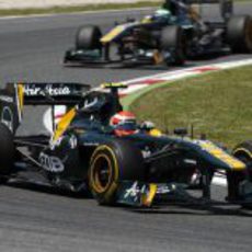 Jarno Trulli durante la carrera del GP de España 2011