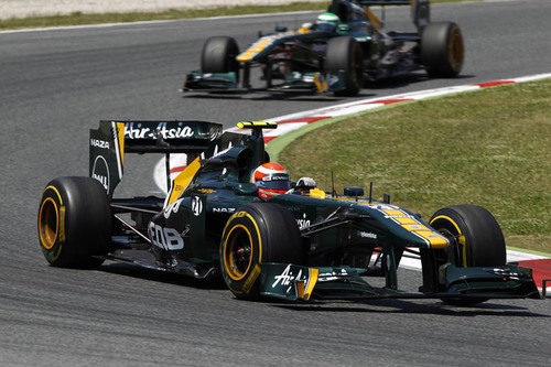 Jarno Trulli durante la carrera del GP de España 2011