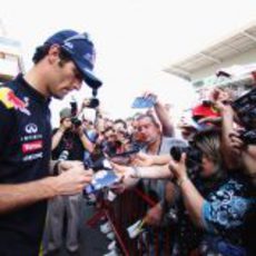 Webber muy solicitado en el GP de España 2011